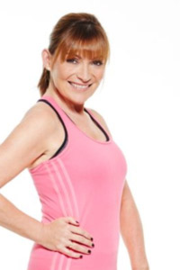 Lorraine Kelly in her gym gear